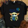 Best Star Wars Baby Yoda Hug Johnson Controls Mask Covid 19 shirt 9