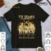 Premium The Kinks 57 years of 1964-2021 signatures thank you for the memories shirt 9