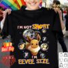 Awesome i'm not short i'm eevee size ,funny quotes shirt,pokemon shirt 8