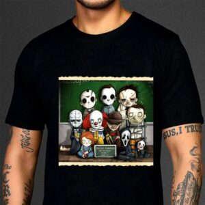 Hot Horror Movie characters students in class shirt 6