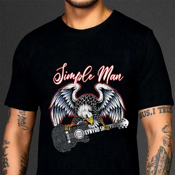 Premium Lynyrd Skynyrd Simple Man Lyrics shirt 3
