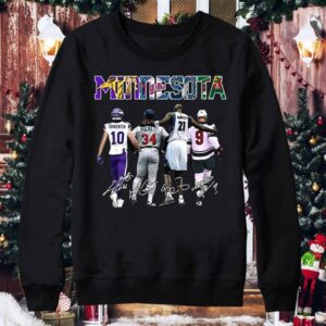 Minnesota sports teams signatures shirt 7