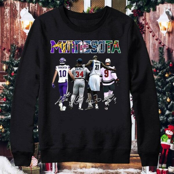 Minnesota sports teams signatures shirt 4