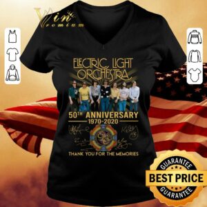 Hot Electric Light Orchestra 50th Anniversary Thank You For The Memories Signature shirt 5