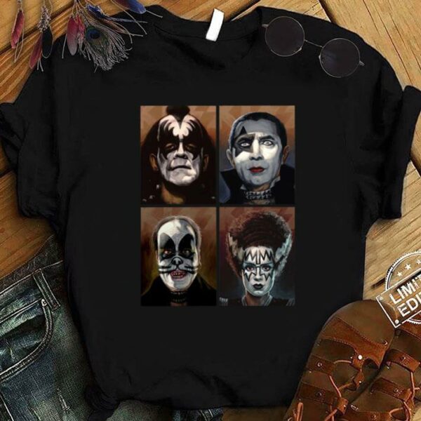 Official Kizz Band Classic Rock- Classic Monsters shirt 1