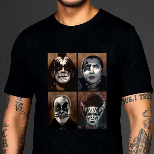 Official Kizz Band Classic Rock- Classic Monsters shirt 3