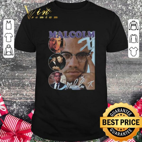 Best Malcolm X Bootleg Rap Civil Rights Vintage Style T-Shirt 1