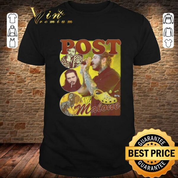 Awesome Post Malone Signature Bootleg Rap Vintage Style Shirt 1
