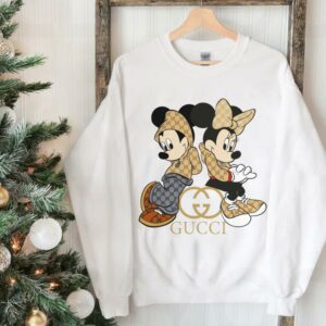 Baby Disney Toddler Shirt, Fashion Gucci Mickey and Minnie Shirt, Baby Mickey Mouse T-Shirt 6