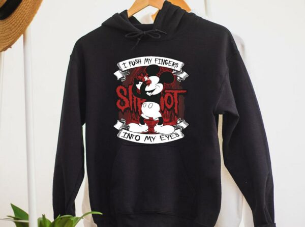 I Push My Fingers Into My Eyes Halloween Mickey Mouse Disney Shirt 3