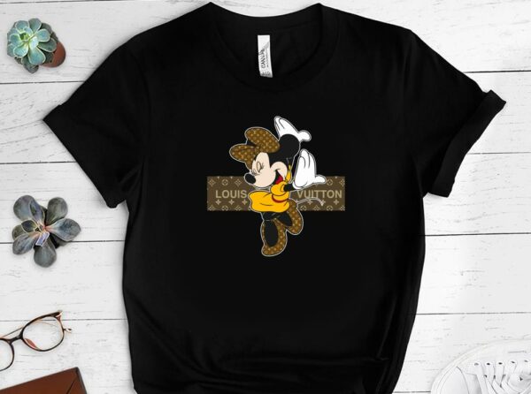 Louis Vuitton Walt Disney Minnie Mouse Shirt, LV Mickey Mouse, LV Minnie Mouse Shirt 1
