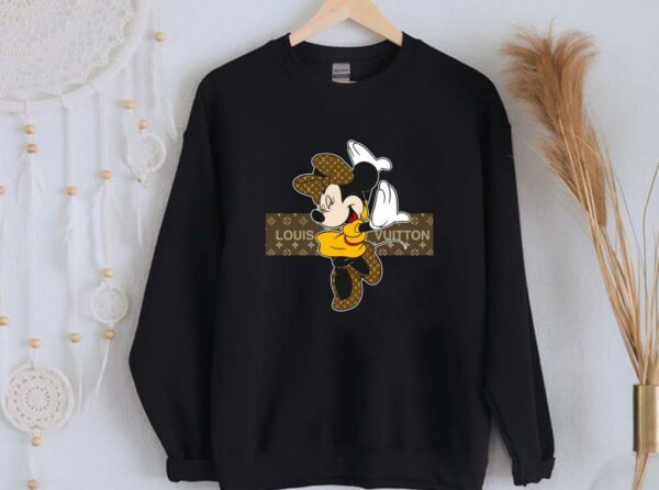 Louis Vuitton Walt Disney Minnie Mouse Shirt, LV Mickey Mouse, LV Minnie Mouse Shirt 2