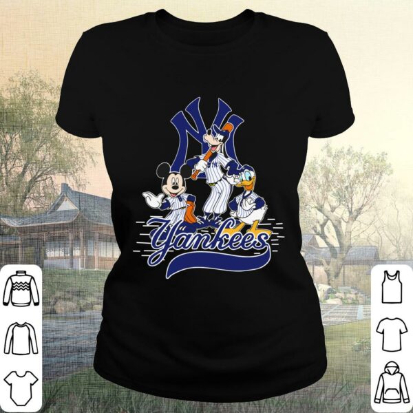 New York Yankees Shirt, Mickey Mouse and Friends Shirt, New York Yankees Mickey Mouse Goofy Donald Duck Shirt 2