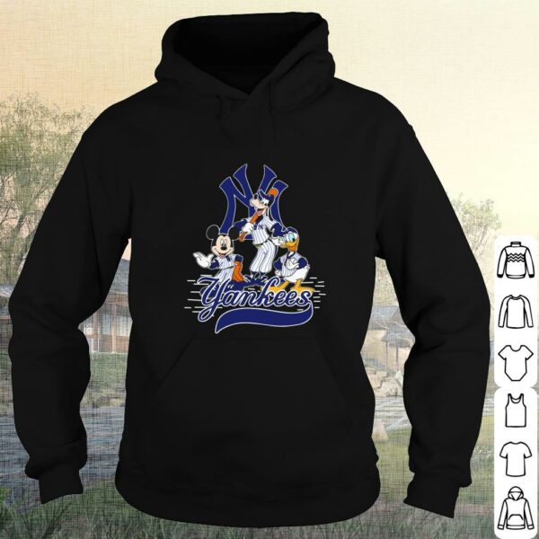 New York Yankees Shirt, Mickey Mouse and Friends Shirt, New York Yankees Mickey Mouse Goofy Donald Duck Shirt 4
