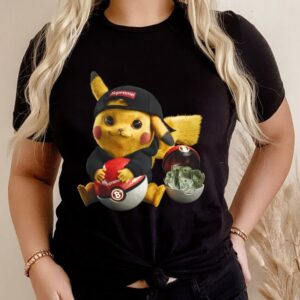 Pikachu Funny Supreme Bitcoin Shirt, Pokemon Pikachu Shirt 6