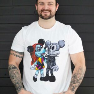 Premium Mickey Jack Skellington and Minnie Sally Shirt 6
