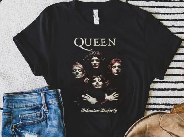 Queen Rock band Bohemian Rhapsody Shirt, Freddie Mercury Shirt 1