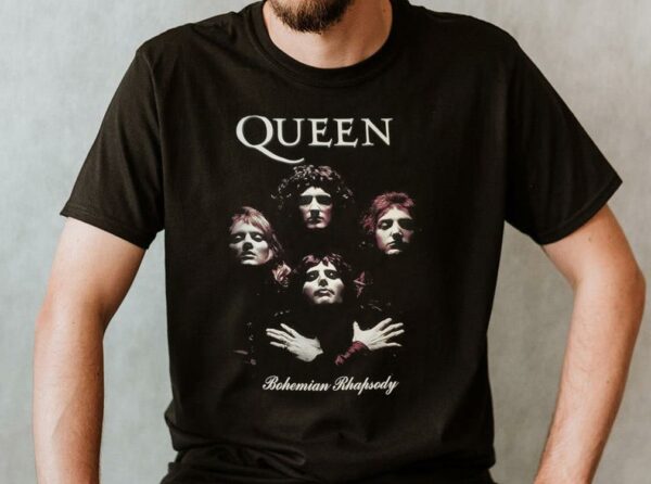 Queen Rock band Bohemian Rhapsody Shirt, Freddie Mercury Shirt 2