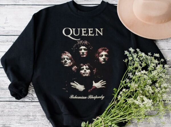 Queen Rock band Bohemian Rhapsody Shirt, Freddie Mercury Shirt 3