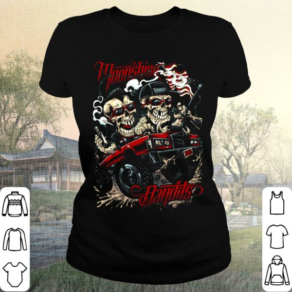 Skeleton Moonshine Bandits Jeep America Shirt, Retro Moonshine Bandits Shirt 2