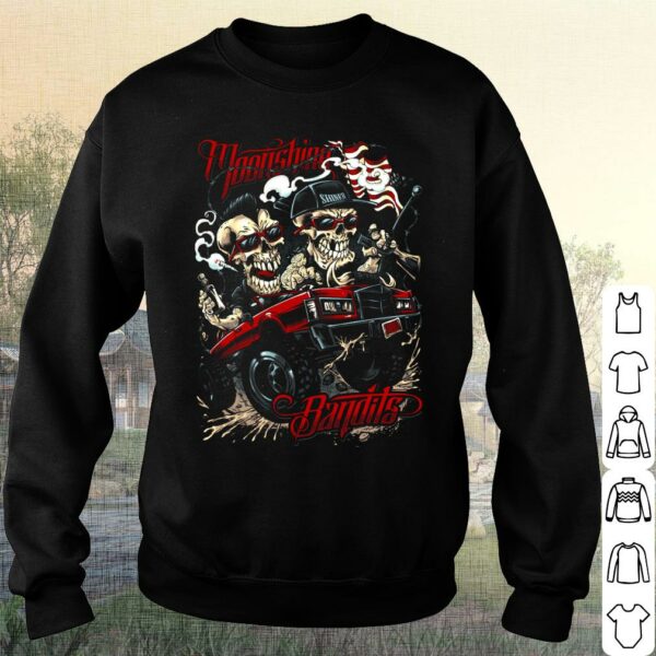 Skeleton Moonshine Bandits Jeep America Shirt, Retro Moonshine Bandits Shirt 3