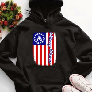 Vintage American Flag Mickey Mouse Shirt, Walt Disney American Flag Mickey Mouse Shirt 7
