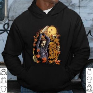 Vintage Michael Myers Skull Pumpkins Halloween Shirt 6