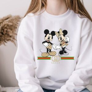 Walt Disney Baby Gucci Mickey Mouse Shirt, Gucci Mickey Mouse and Minnie Mouse Shirt 7