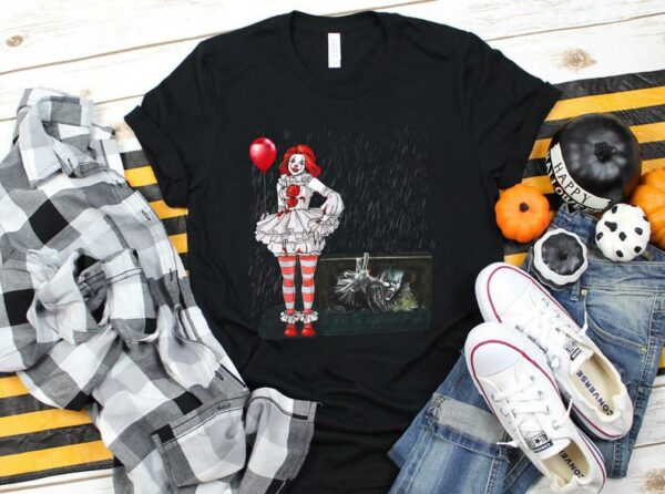 Awesome Pennywise It Girl Halloween Shirt 1