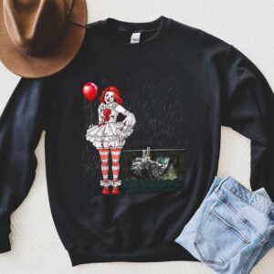 Awesome Pennywise It Girl Halloween Shirt 5