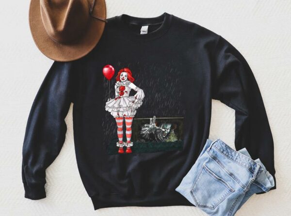 Awesome Pennywise It Girl Halloween Shirt 2
