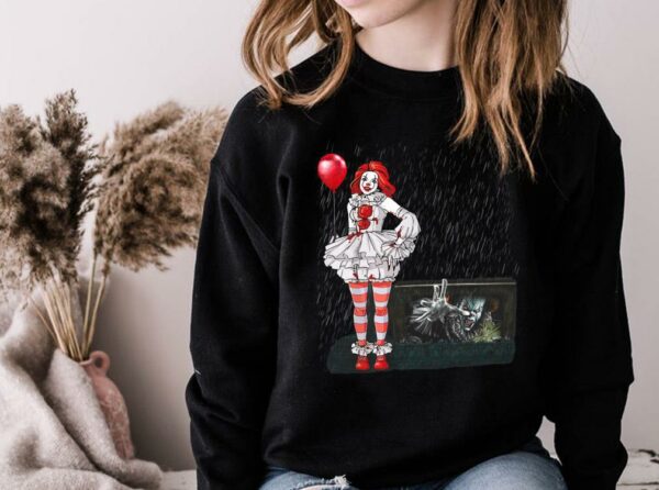 Awesome Pennywise It Girl Halloween Shirt 4