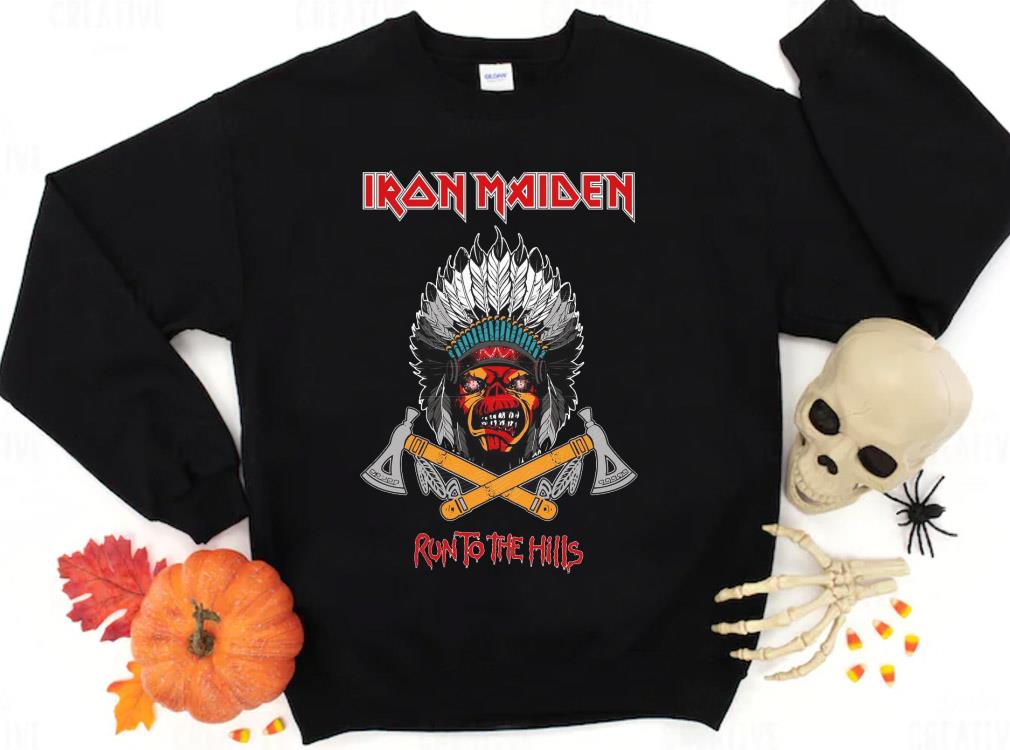 Hot Iron Maiden Native American Run To The Hills Shirt, Iron Maiden Native American Shirt Hot Iron Maiden Native American Run To The Hills Shirt, Iron Maiden Native American Shirt 2