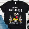 Hot Mickey Mouse I'm Weird I'm Limited Edition Shirt 9