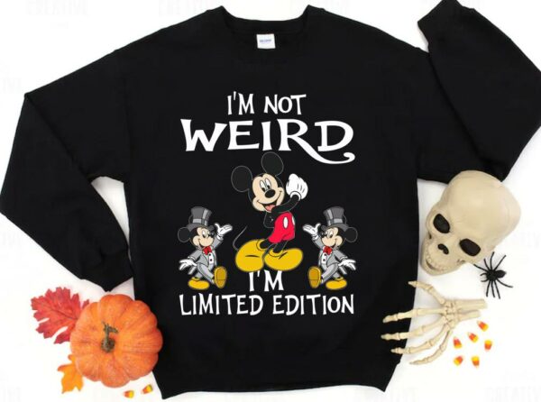 Hot Mickey Mouse I'm Weird I'm Limited Edition Shirt 2