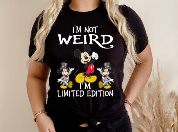 Hot Mickey Mouse I'm Weird I'm Limited Edition Shirt 3