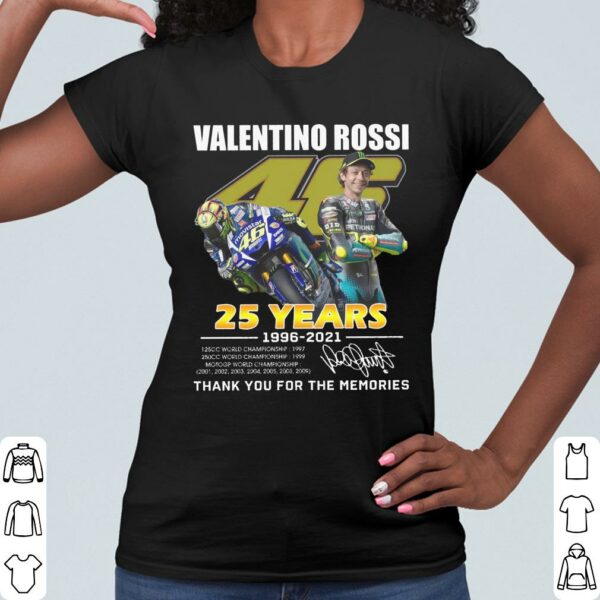 Hot Valentino Rossi 25th Anniversary Shirt 2