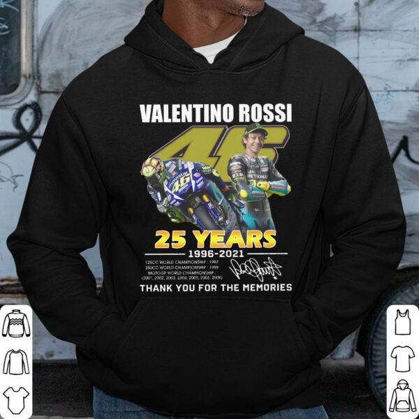 Hot Valentino Rossi 25th Anniversary Shirt 3