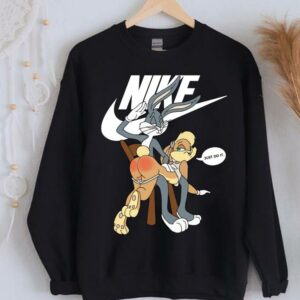 Limited Nike Bugs Bunny Spanking Lola Just Do It Shirt 5