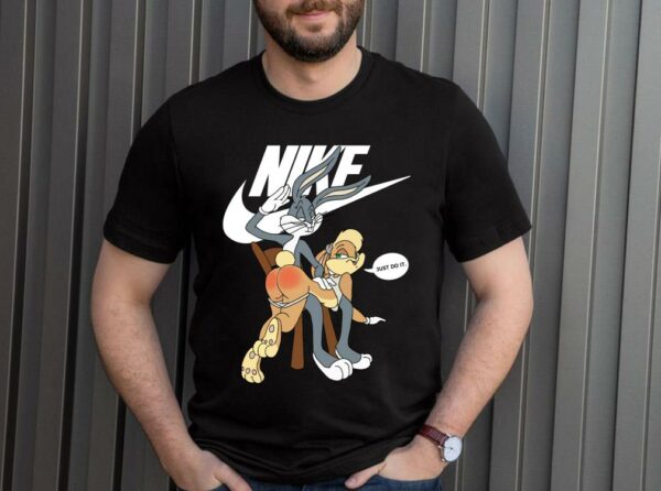 Limited Nike Bugs Bunny Spanking Lola Just Do It Shirt 4