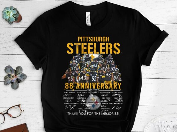 Limited Pittsburgh Steelers 88th Anniversary Shirt 1