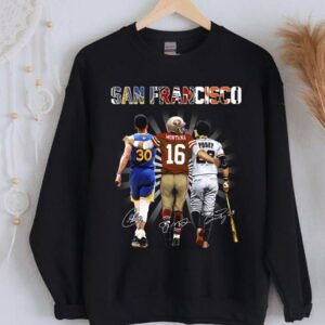 Limited San Francisco Team Sport Shirt, Stephen Curry Buster Posey Joe Montana Shirt 5