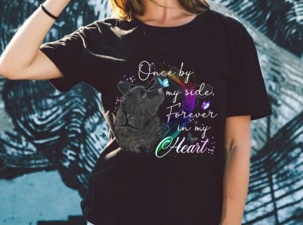 Original Coker Spaniel Once By My Side Forever In My Heart Shirt, Cocker Spaniel In My Heart Shirt 2