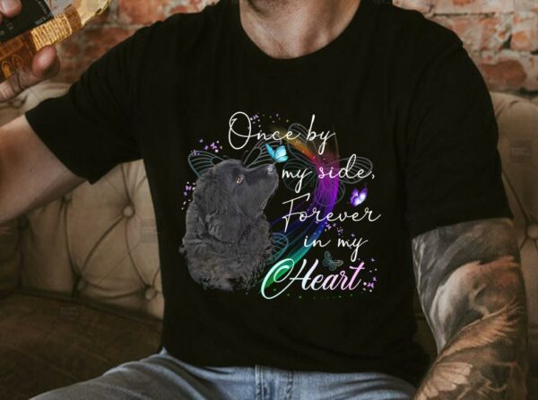 Original Coker Spaniel Once By My Side Forever In My Heart Shirt, Cocker Spaniel In My Heart Shirt 4