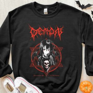 Original Demon Nadegata This Is The End of The Beginning Shirt, Anime Girl Demon Satanic Shirt 6