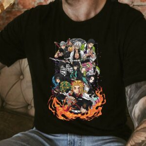 Original Demon Slayer Kyojuro Rengoku And Friends Shirt, Senjuro Rengoku Shirt, Tengen Uzui Shirt 7
