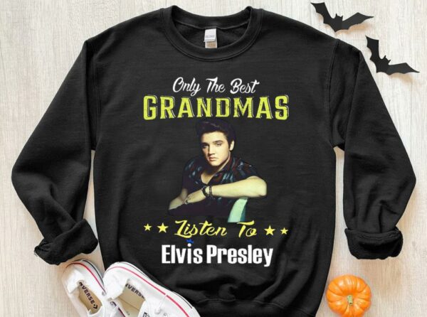 Original Elvis Presley Shirt, Only The Best Grandmas Listen to Elvis Presley Shirt 3