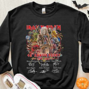Original Ironmaiden 46th Anniversary 1975 2021 Shirt, Ironmaiden Signature Members Shirt 6