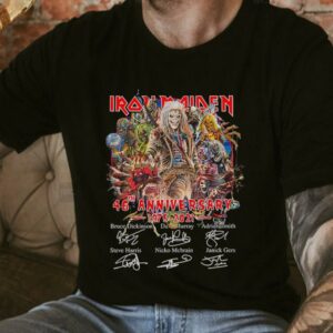 Original Ironmaiden 46th Anniversary 1975 2021 Shirt, Ironmaiden Signature Members Shirt 7