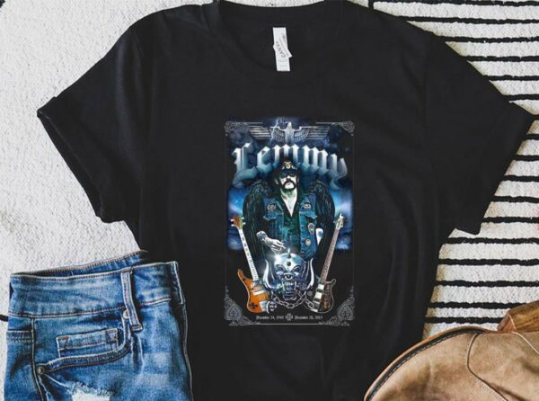 Premium Lemmy Motorhead Rock Band Shirt, Ian Fraser Kilmister Shirt, Lemmy Shirt 1